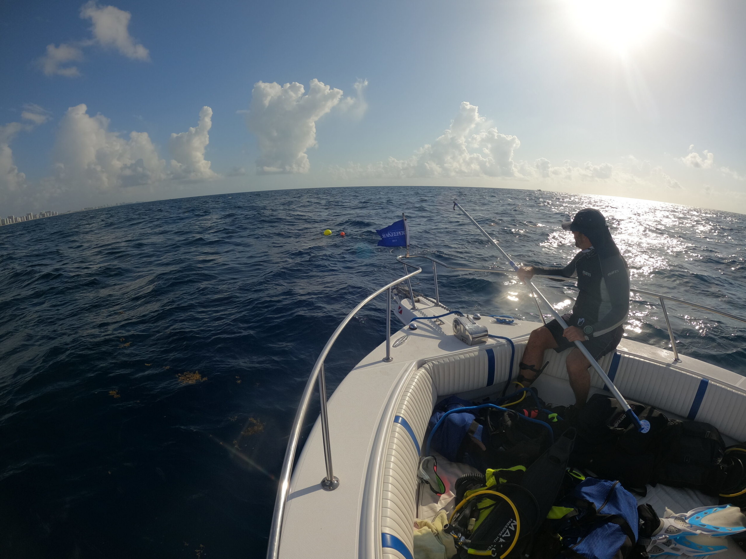 Buoyed up Falmouth and Ocean Conservation Trust raising awareness of